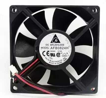 The original AFB0824H 24V 0.12A 8CM 80*80*25 delta second-line IPC fan inverter fan