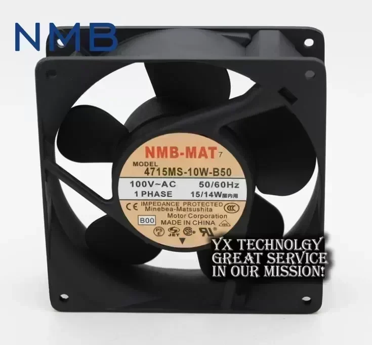 New and Original 4715MS-10W-B50 12038 12v 15w/14w 12cm aluminum frame industrial fan for NMB 120 * 120 * 38 mm