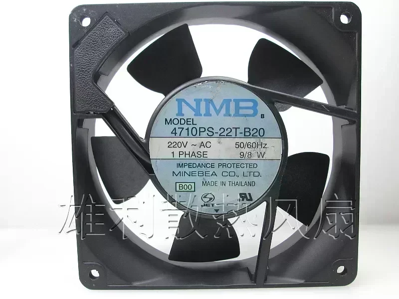 Original NMB 4710PS-22T-B20 120*120*25MM 9/8W 220V 12cm cabinet cooling fan