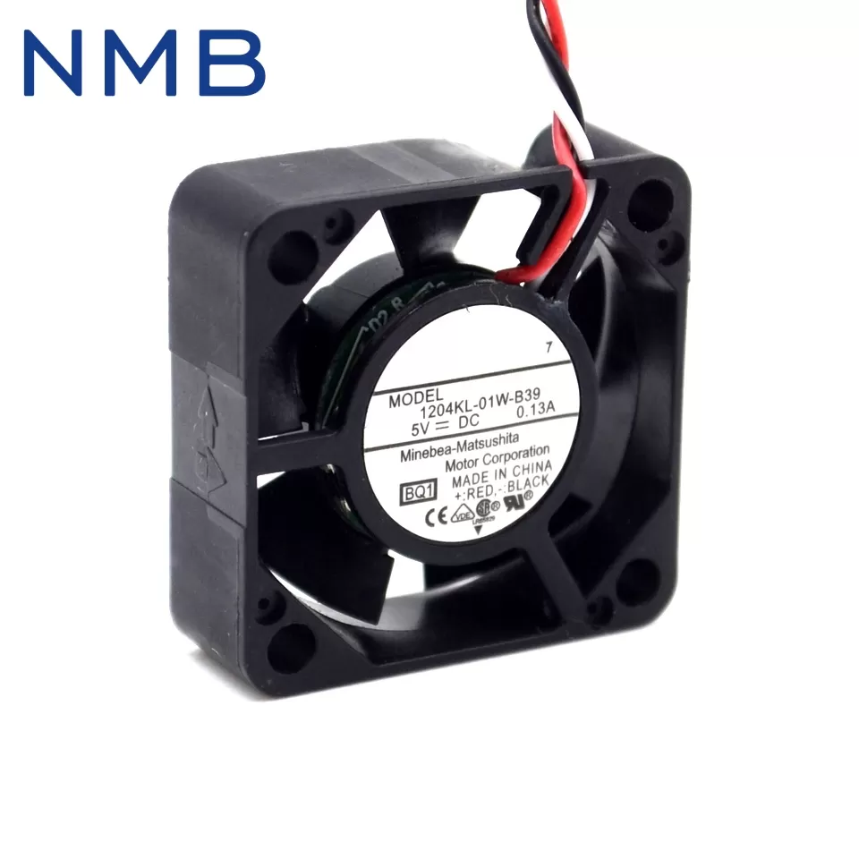 10pcs Original NMB-MAT 1204KL-01W-B39 DC 5V 0.13A 3Wire HDD Cooling Fan 3010 30mm 3cm