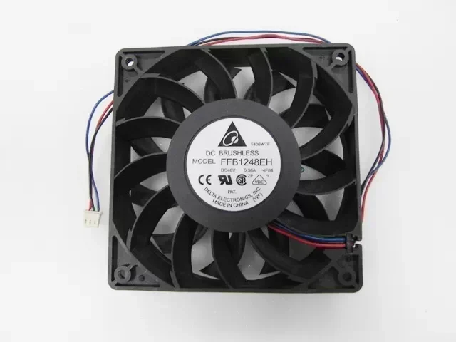 Wholesale Delta FFB1248EH 12025 12cm 120*120*25MM DC 48V 0.38A 3-line Speed Cooling Fan