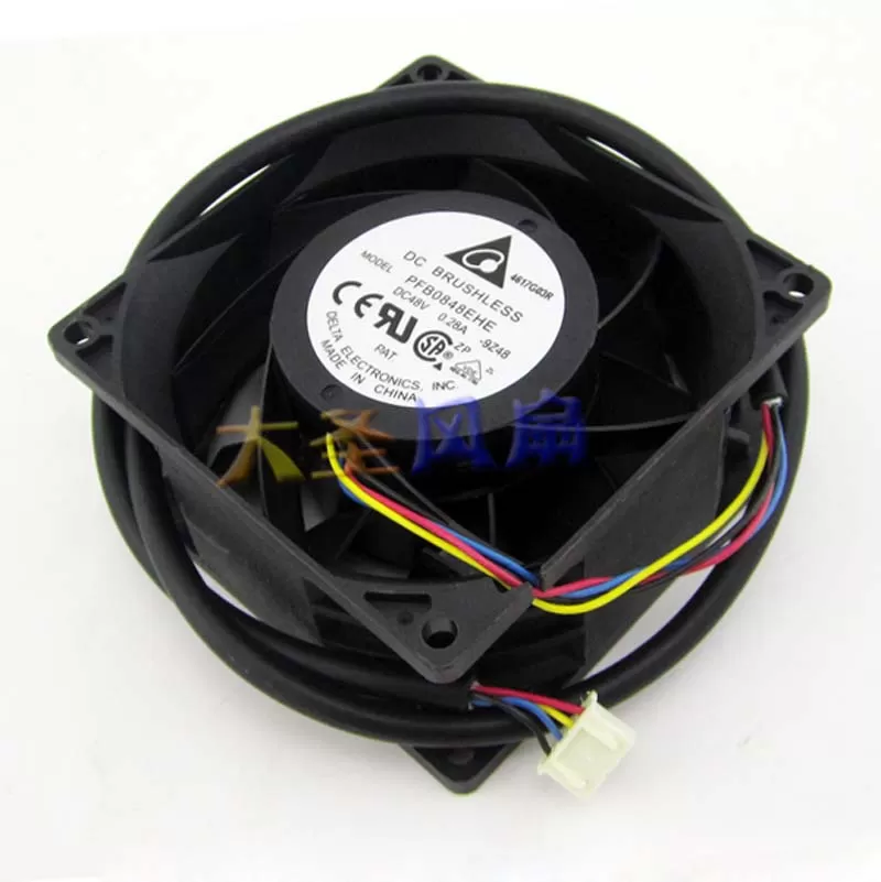 Original Delta 80*80*38MM PFB0848EHE 48V 0.28A four-wire PWM intelligent speed control Cooling fan