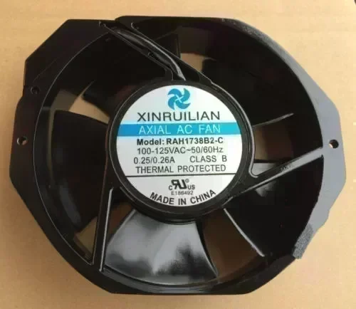XINRUILIAN RAH1738B2-C Axial AC fan 200-230VAC 0.25/0.26A 50/60Hz 172*150*38mm