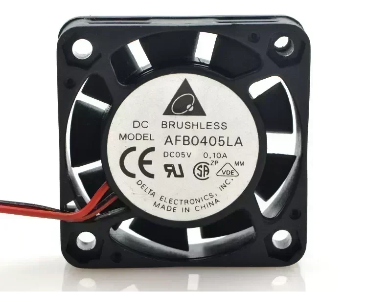 New original AFB0405LA 5V 0.1A 4010 4CM DC double ball cooling fan