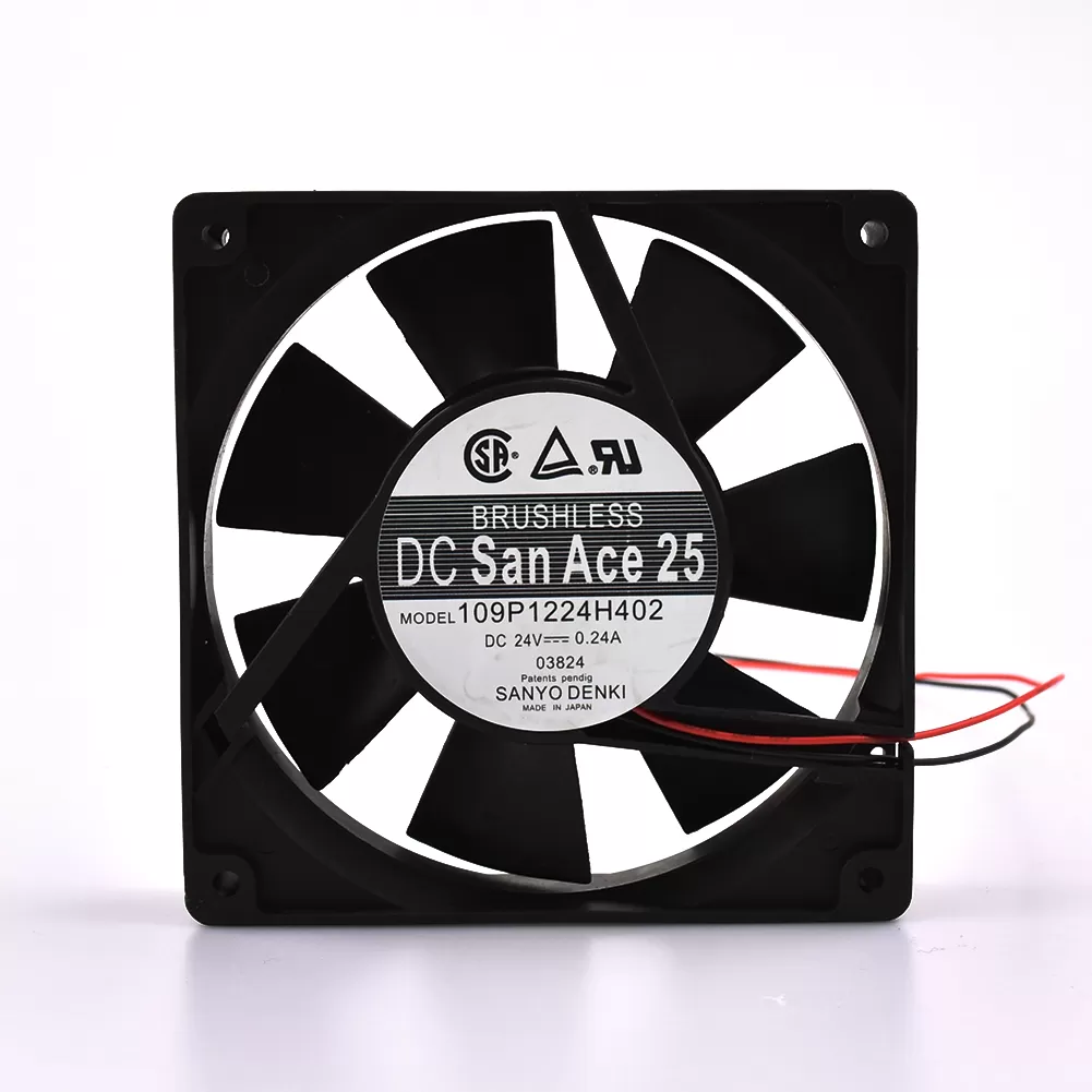 109P1224H402 DC24V 0.24A For Original genuine Sanyo DC cooling fan 120*20*25mm - Image 2