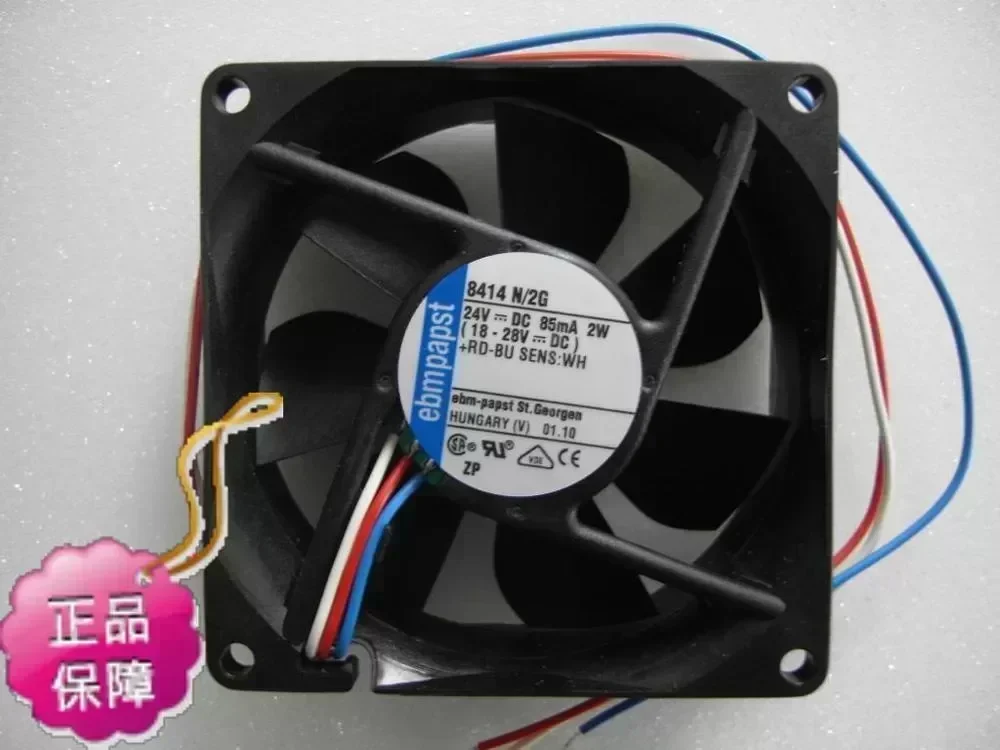 New Original EBMPAPST 8414N-2GH DC24V 2.0W 80 * 25MM inverter axial cooling fan