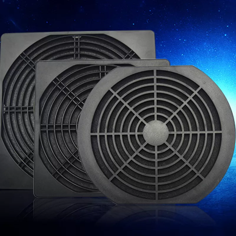 NOYOKERE 120Mm Axial Fan Dedicated 120 * 120 Black Plastic Triple Dust Net Cover Network