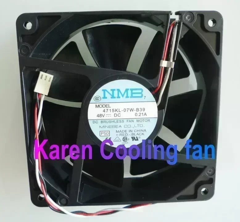New original NMB 4715KL-07W-B39 12038 48V 0.21A 12cm 120 * 120 * 38mm cooling fan tachometer
