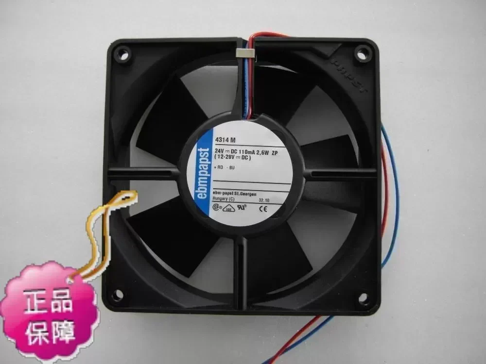 New Original German ebmpapst 4314M 120 * 32MM DC24V 1.1A 26W axial inverter cooling radiator fan