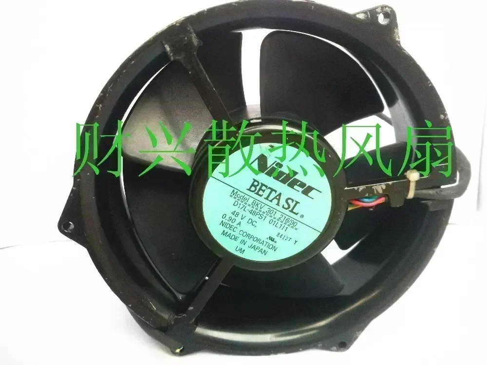 Original NIDEC D17L-48PS1 01L1L1 48V 0.90A 17CM 170* 170 * 50mm cooling fan 2 wire line