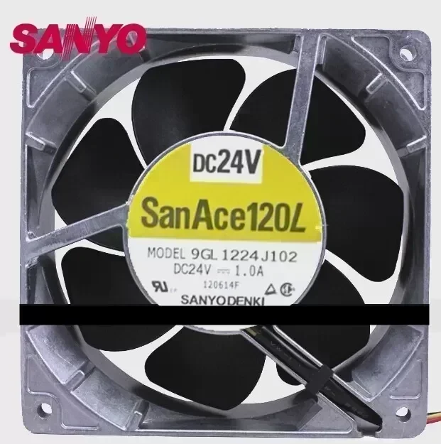 12038 1.0A 24V 12CM aluminum frame large air volume inverter fan 9GL1224J102 cooling fan