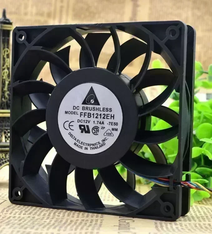 SSEA New server inverter cooling fan for Delta FFB1212EH 12025 12V 1.74A 12CM 12025 120X120X25MM