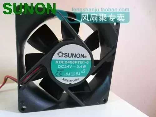 SUNON KDE2408PTB1-6 DC 24V 3.4W server cooling fan 8cm 8025 80x80x25mm 80mm