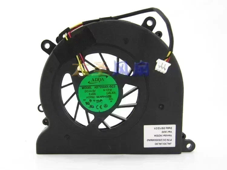 New Original Notebook CPU Cooler cooling Fan DC 5V 0.4A 3 line For DELL VOSTRO 1310 V1320 1320 1510 2510 ADDA AB7205HX-GC3