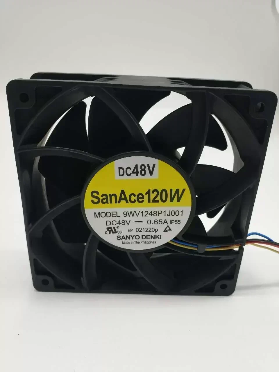 Original SANYO 9WV1248P1J001 12038 48V 0.65A 12CM IP55 waterproof cooling fan