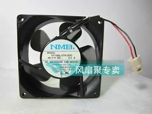 Original for NMB 4715ML-07W-B30 12cm 12038 48V 0.2A aluminum frame cooling fan