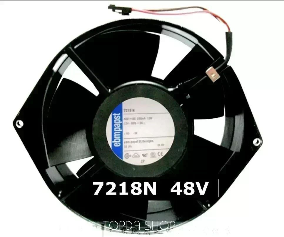 ebmpapst 7218N Inverter cooling fan DC48V 12W 250MA 172*150*55MM 2wire
