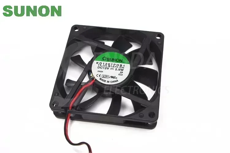 Original SUNON KD1207PHB1 70mm 7cm DC 12V 2.9W cooling fans 7015 70x70x15mm