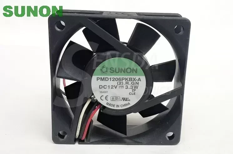 Original Sunon PMD1206PKBX-A 60mm 6cm DC 12V 3.3W axial server inverter cooler cooling fans