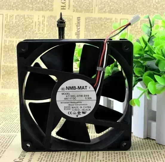 Original authentic NMB-MAT4712KL-07W-B49 120*120*32 48V 3 wire converter cooling fan