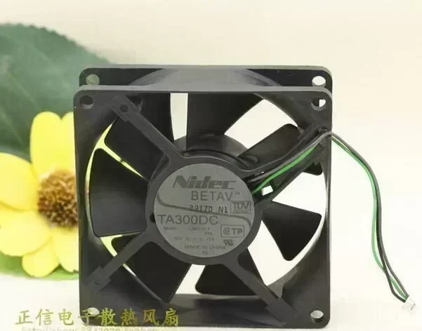 Original Nidec TA300DC L35011-57 DC 12V 0.17A 80*80*25 3 Lines Inverter Cooling Fan