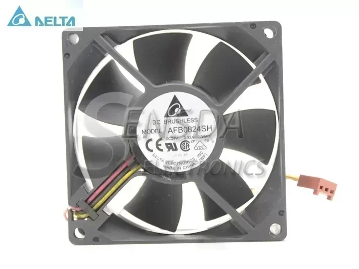 Original Delta blower fan AFB0824SH 80*80*25MM 8025 8cm 80mm DC 24V 0.33A server inverter cooling fan
