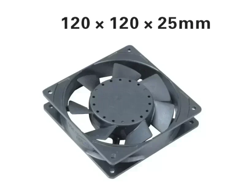 Electronic for 2pcs/lot Ball Bearing type 120 series Axial Blower Fan 120*120*25mm AC Cooling Fan XF1222ABH
