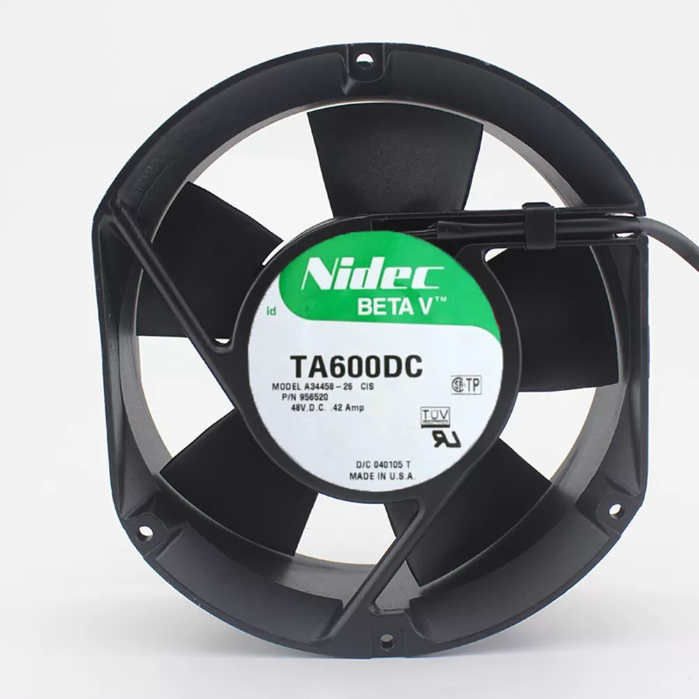 For NIDEC TA600DC A34458-26 956520 48V 0.42A Axial fan cooling fan