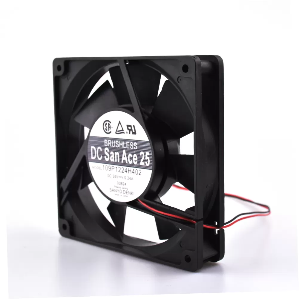 109P1224H402 DC24V 0.24A For Original genuine Sanyo DC cooling fan 120*20*25mm - Image 4