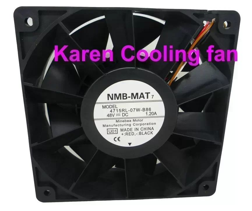 New Original NMB 12CM 4715RL-07W-B86 12038 48V 1.2A Cooling Fan ; 12038 24v 0.65a