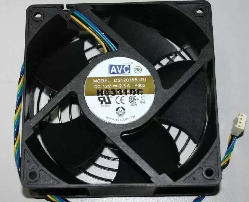 Original for AVC DS12038B12U 120*120*38MM 12v 2.5a 12cm 4 lines PWM Computer cooling fan