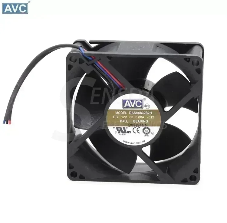 Wholesale Original AVC 8032 8cm 80mm DASA0832B2H DC 12V 0.80A computer case cpu server cooling fans cooler