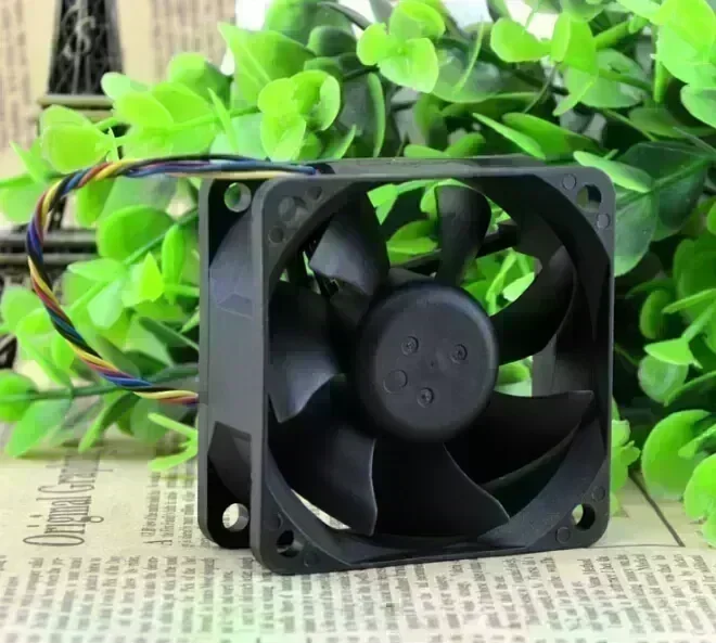 Wholesale: PVA060G12L 12V 0.20A 6CM 60*60*25 PWM 4 line temperature control fan