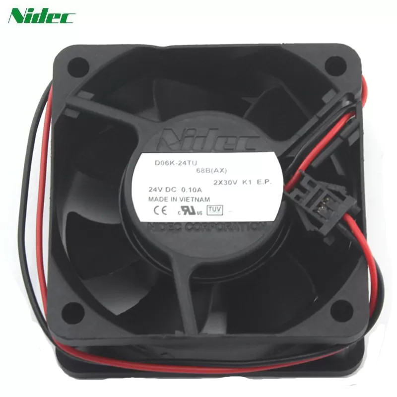 original Nidec D06K-24TU 6025 24V 0.10A 48B AX inverter cooling fan