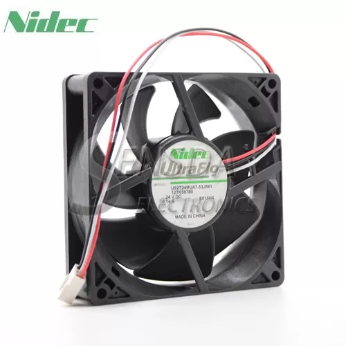 Nidec U92T24MUA7-53J561 9025 9225 24V DC 0.14A three wire server inverter fan