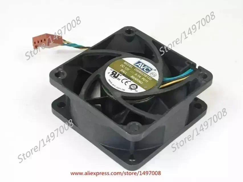 AVC DC 12V 0.7A DS06025B12U, -P011 cpu cooler axial fan 60x60x25mm