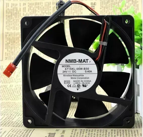 NMB-MAT7 4715KL-05W-B30 120*120*38 24V 0.4A dual ball converter fan