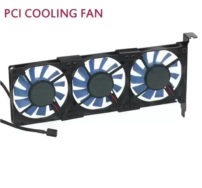 Quieten general graphics card cooling fan ultra-thin pci ebm papst 8015 3 fan PCI Cool Cooling Set free shipping