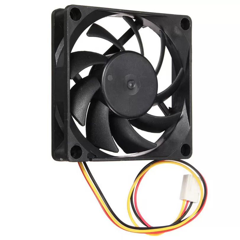 Computer Fan Quiet 7cm/70mm/70x70x15mm 12V DC 3pin Computer/PC/CPU Silent Cooling Case Fan Aug18 Drop Shipping
