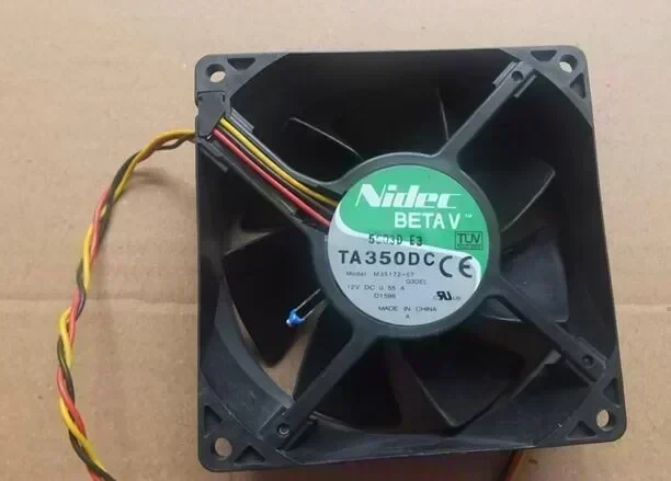 Original Nidec TA300DC M35172-57 D1598 9232 92*92*32MM 9cm DC 12V 0.55A 3 Wire Temperature Control Silent Cooling Fan