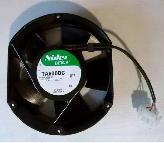 New Nidec TA600DC A34438-59 EX DC24V 1.4mp 127 * 151 * 51MM UPS power supply fan