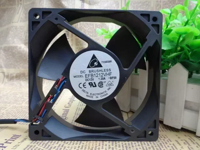 The original 12V 1.20A Delta EFB1212VHF 120*120*32 12 cm rape wind fan