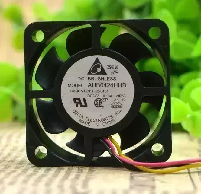 Original Delta AUB0424HHB 4015 40*40*15MM 4CM DC 24V 0.13A 3-line With Alarm Cooling Fan