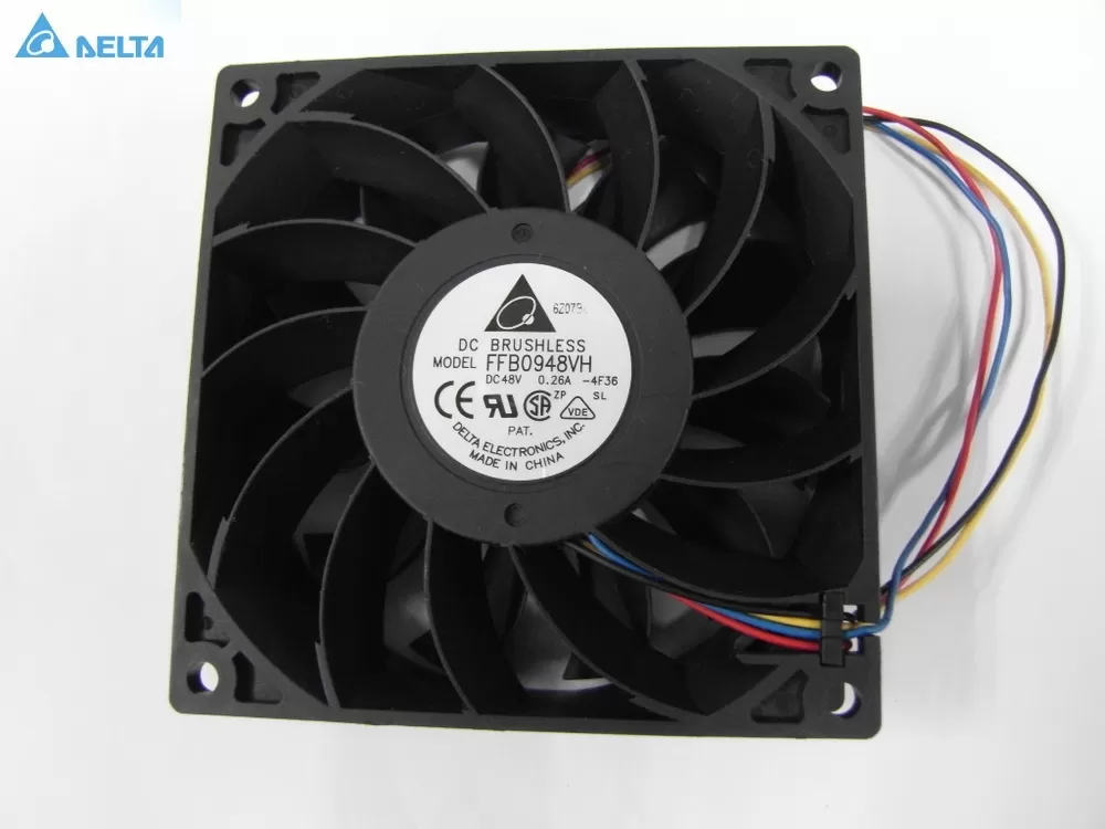 Original Delta FFB0948VH 9225 48V large air volume cooling fan 3700RPM 81.97CFM - Image 2