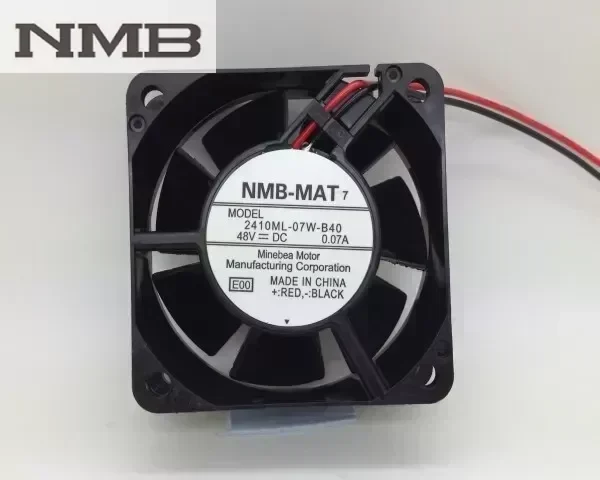 NMB 2410ML-07W-B40 6025 48V dual ball bearing fan 6CM