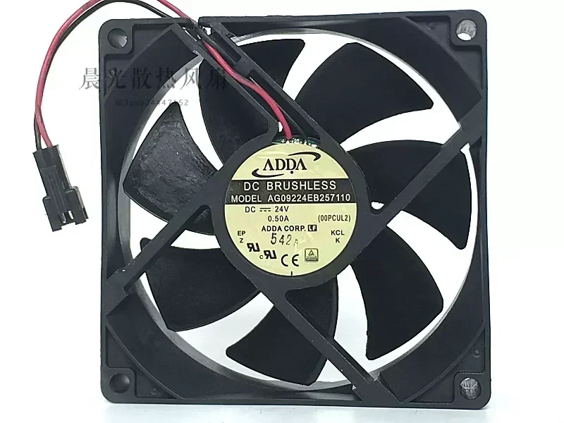 Original ADDA AG09224EB257110 9CM 9025 DC 24V 0.50A dual ball inverter server cooling fan