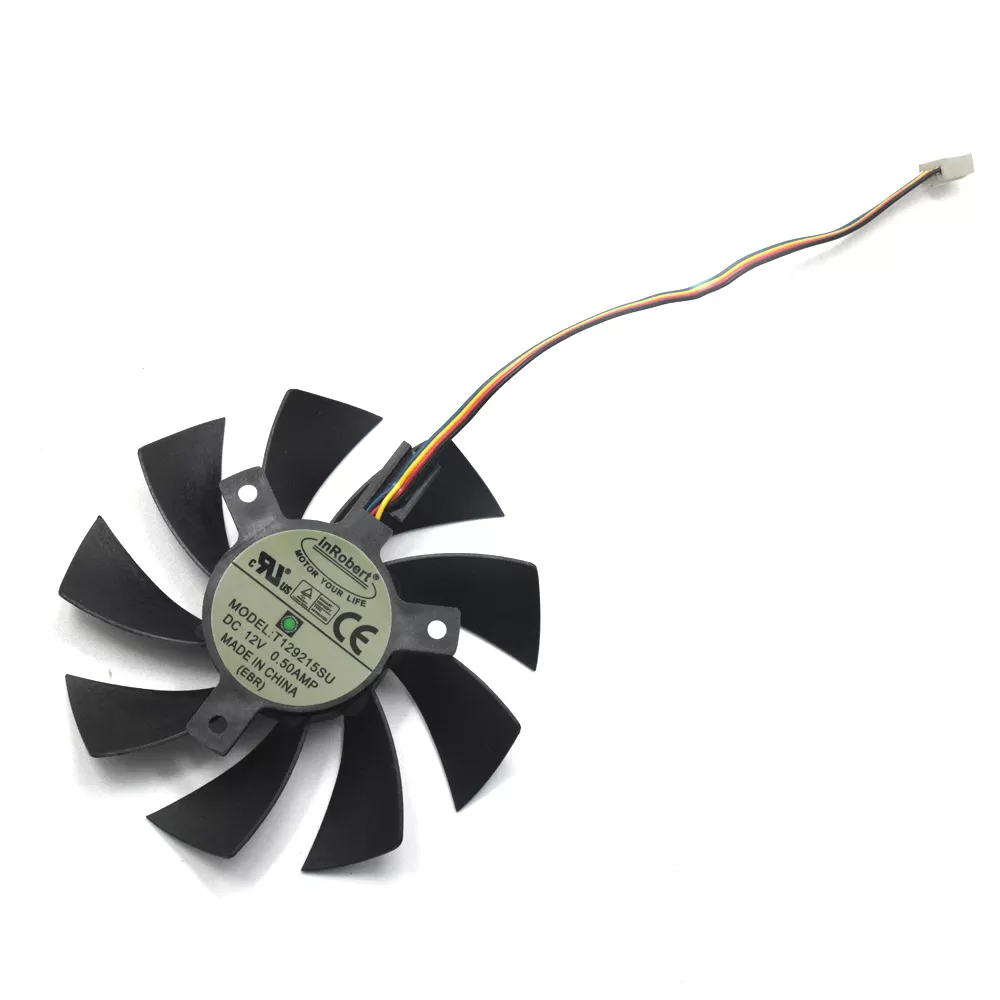 New 85mm T129215SU 4Pin Two Ball-Bearing Replace For MSI Gigabyte GTX 1060 RX 480 460 570 580 R9 290X Video Card 0.5A Cooler Fan