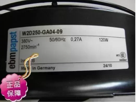 New Original EBMPAPST W2D250-GA04-09 AC 380V radiator with Netcom equipment industrial cooling fan