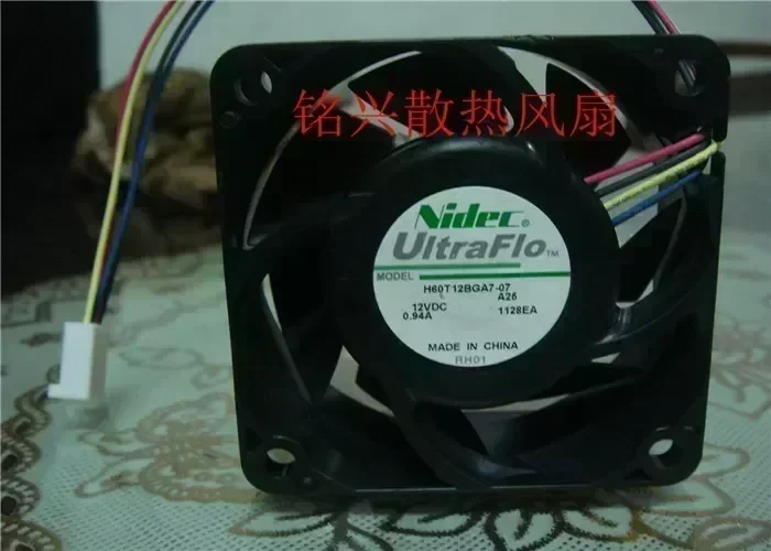 New original Nidec 12V 0.94A 3Y12DA H60T12BGA7-07 60 * 60 * 25mm cooling fan