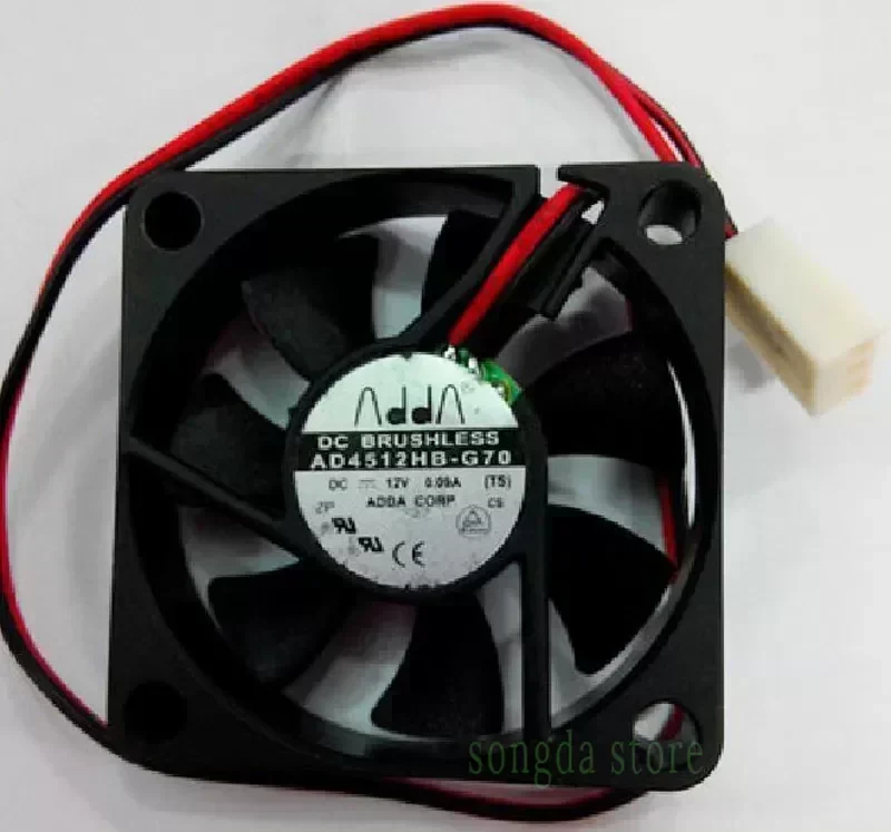 ADDA AD4512HB-G70 DC 12V 0.09A 2-wireS 40mm 4510 45X45X10mm Server Square silent inverter power supply cooling fan